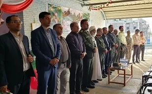 زنگ انقلاب در مدارس بخش شهاب و حرا جزیره قشم نواخته شد