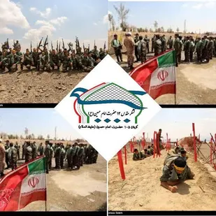 تمرینات تاکتیکی رزمی بسیجیان و رزمندگان گردان 105 حضرت امام حسین(ع) برگزار شد