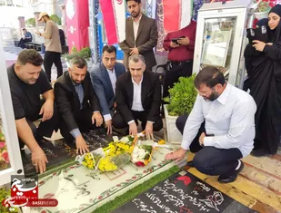 ادای احترام مدیران ورزش کشور به مقام شامخ شهدای کرمان و گرامیداشت یاد سردار سپهبد شهید حاج قاسم سلیمانی
