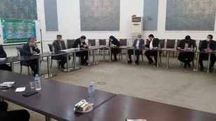 جلسه هیئت اندیشه ورز مسئول سازمان بسیج ورزشکاران با اعضای هیئت اندیشه ورز استان خوزستان