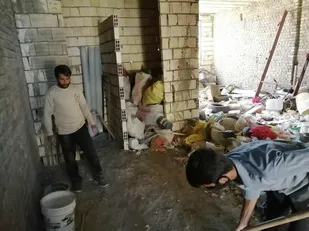 برگزاری اردوی جهادی شهدای رحمت اباد یزد