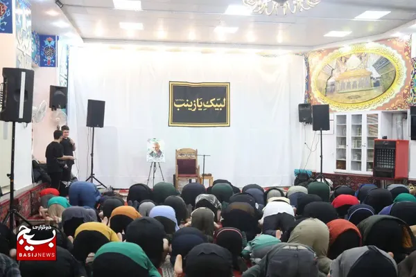 حضور فرمانده سپاه قدس گیلان در جمع معتکفین