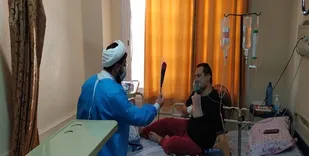 کمک طلاب و روحانیون خوزستانی به کادر درمان و پزشکی