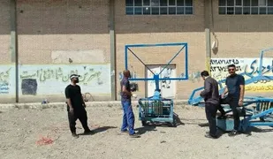 تلاش مسئول و اعضای هیات بسکتبال پیشوا برای احیاء این رشته مهیج