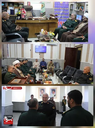 پیمان برادری در مسیر پاسداری، نماینده ولی فقیه و فرماندهان نظامی بر تعمیق همکاری&zwnj;ها تأکید کردند