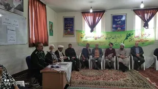 گردهمایی فرماندهان پایگاه&zwnj;ها و مجمع مربیان صالحین حوزه بسیج مالک اشتر بیارجمند+ تصاویر