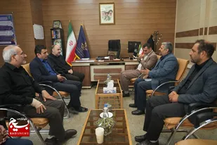 دیدار مسئول سازمان بسیج حقوق دانان کشور با مسئولین استان همدان