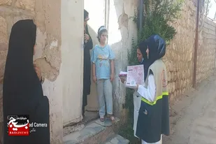 پایش سلامت ۷۰ خانوار در اردوی جهادی سلامت محور کانون بسیج جامعه پزشکی شهرستان جهرم