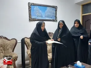 دیدار از خانواده شهید هادی گنجه درشهر آباد