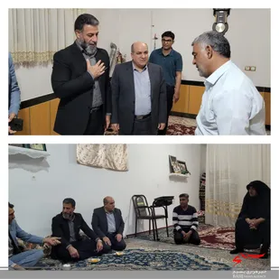 دیدار مدیر کل تامین اجتماعی استان لرستان با خانواده های شهداو جانباران