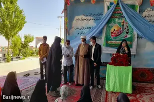 جشن دهه کرامت در &nbsp;گلزار شهدای روستای قباق تپه کبودراهنگ
