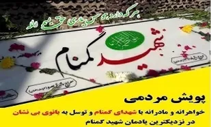 پویش مردمی &laquo;خواهرانه و مادرانه با شهدای گمنام و توسل به بانوی بی&zwnj;نشان&raquo; برگزار می&zwnj;شود