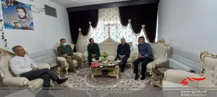 دیدار مدیر کانون جوانان بسیج شاهرود با آزاده محمدرضا امینی