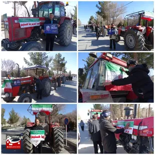 برگزاری راهپیمایی ۲۲ بهمن در شهرستان ورزنه