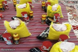 توزیع بسته&zwnj;های غذایی توسط شبکه جوانان آستان قدس رضوی همدان