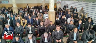 حضور باشکوه مردم شهر وردنجان  در نماز جمعه