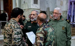 تجمع هزاران نفری بسیجیان و همایش اقتدار فرماندهان بسیج سپاه حضرت محمد رسول ا...(ص) تهران بزرگ