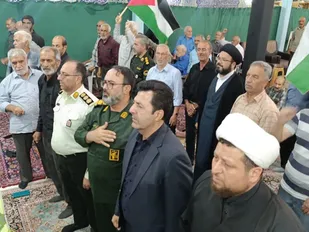 اجتماع مردم شهرستان میامی در محکومیت ترور شهید اسماعیل هنیه+تصاویر