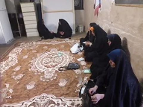 تفسیرسوره حمد وختم زیارت عاشورا در پایگاه کوثرولایت حوزه نرجس خاتون ناحیه مرکزی یزد