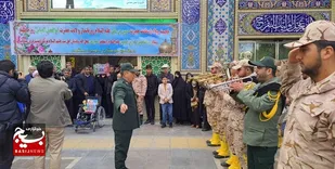 تشییع پیکر پاسدار و جانباز شهید ناصر عرفانی سالارپور در مشهد