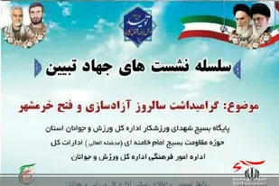 نشست جهاد تبیین در اداره کل ورزش و جوانان استان سیستان و بلوچستان