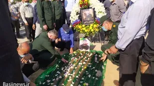 آخرین وداع با سروان پاسدار اسماعیل سراجی