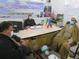 نشست صمیمی مسئولین سپاه میامی با مسئول دفتر صدا و سیمای این شهرستان