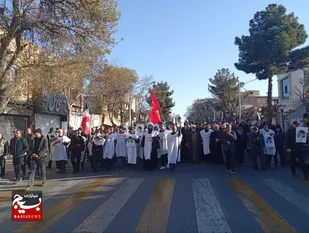 اجتماع باشکوه مردم شاهرود در سوگ شهادت رهبر انقلاب +عکس و فیلم
