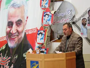 برگزاری مراسم  سالگرد شهادت ، توسط یگان آموزش و احتیاط شهید حاج قاسم سلیمانی در نایین