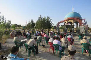 سوگواری سالروز شهادت امام محمد باقر(ع) در تیپ انصارالحسین(ع) همدان