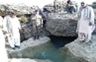 طرح آب رسانی به روستای غدیر آباد راسک آغاز شد