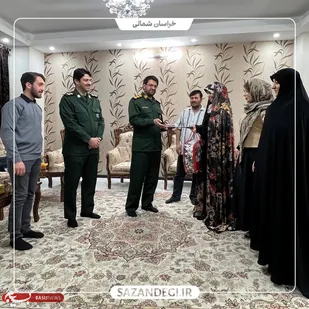 اعطای حکم و تقدیر از روابط فرهنگی و رسانه بسیج سازندگی خراسان&zwnj;شمالی