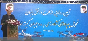 تولید پهپادها و مصنوعات کشاورزی در راستای تحقق راهبرد سال و دغدغه رهبری است