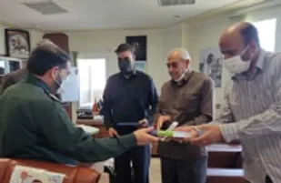 دیدار رئیس دفتر نظارت و بازرسی انتخابات استان با سردار معروفی