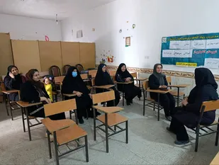 برگزاری کارگاه اموزشی سبزی کاری خانگی در آغاجاری