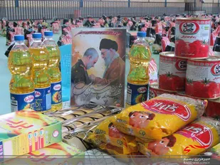 آیین مرحله سوم رزمایش کمک مومنانه در زرندیه