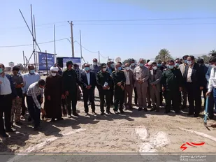 آئین  آغاز فعالیت های جهادی بسیجیان با محوریت شهرستان قلعه گنج