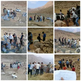 حضور گروه جهادی شهید کاووسی در منطقه عشایری دیناران