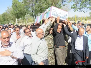 تشییع شهید گمنام و دعای عرفه بروجن