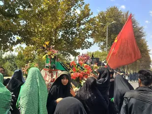 پیاده روی جاماندگان اربعین  حسینی  در ملارد