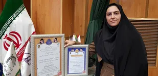 کسب رتبه برتر بانوی جهادگر کهگیلویه و بویراحمدی در جشنواره ملی مالک اشتر بسیج