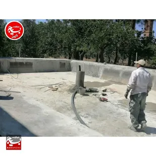 پایان عملیات استحکام بخشی و مرمت استخر تاریخی مصلای نایین