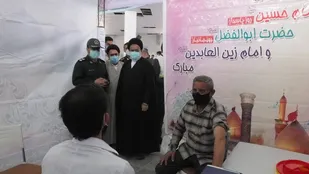 افتتاح مرکز واکسیناسیون شهید سلیمانی در گچساران