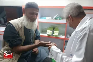 خدمات سلامت مجموعه ورزش و جوانان سیستان و بلوچستان به زائرین پاکستانی اربعین حسینی