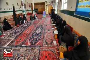 بازدید مسئول تعلیم و تربیت سپاه کبودراهنگ از پایگاه فاطمیه قباق تپه