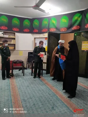 معرفی وتکریم فرمانده خواهر پایگاه ام ابیها &laquo;س&raquo; شهر بهارستان