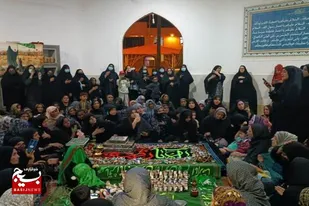 عزاداری زوار پاکستانی در زائر سرای امام رضا(ع) زاهدان