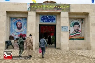 بازدید زائرین راهیان نور شهرستان کنگان از یادمان دهلاویه