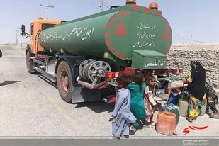 همت جهادی نیروی زمینی سپاه پاسداران برای آبرسانی به مناطق محروم در منطقه سیستان