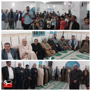 مراسم یادواره شهدای حله به مناسبت هفته بسیج در شادگان
